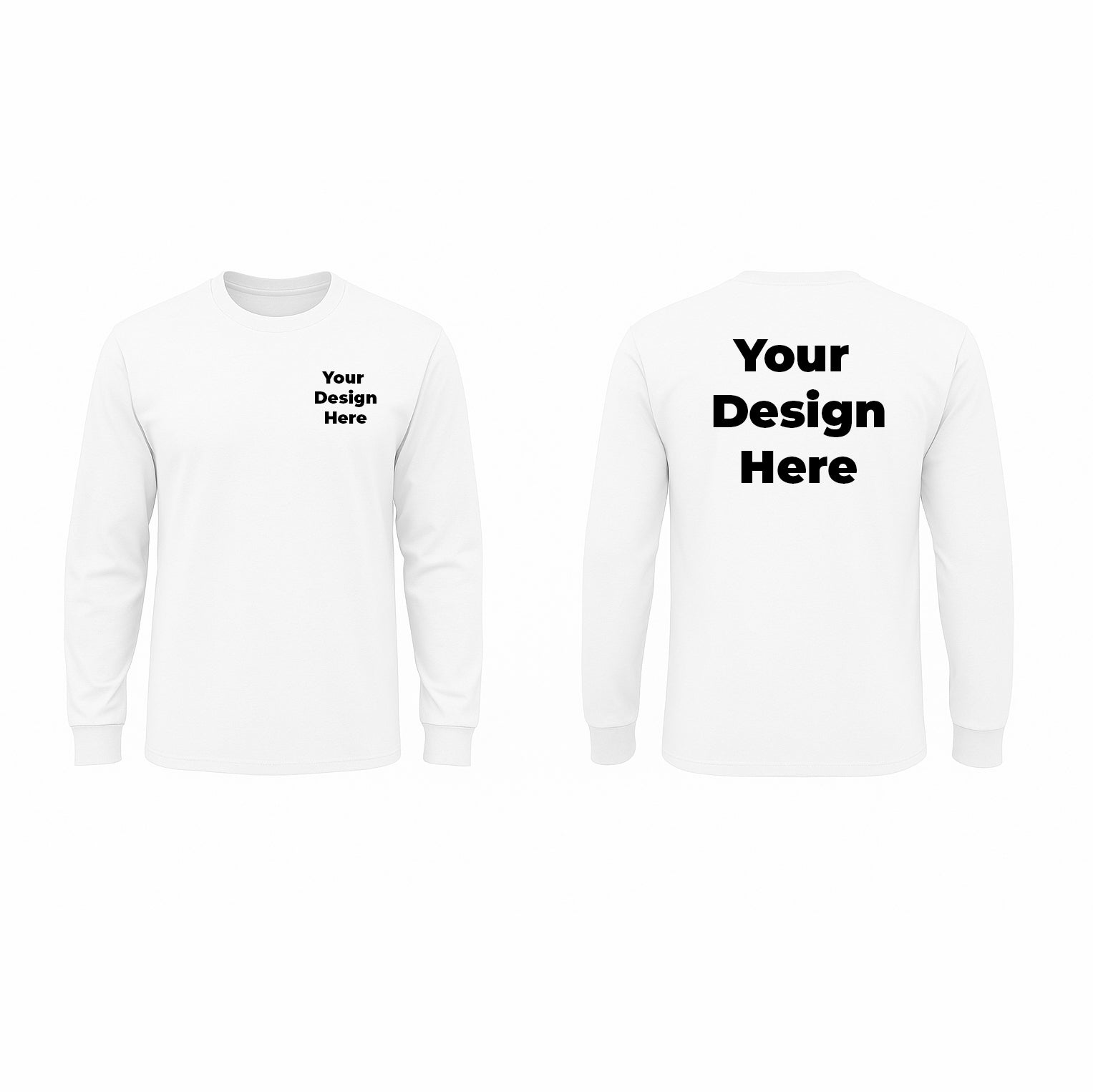24 Custom Long Sleeve T-Shirts