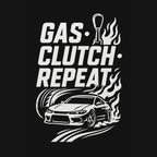Gas Clutch Repeat T-Shirt