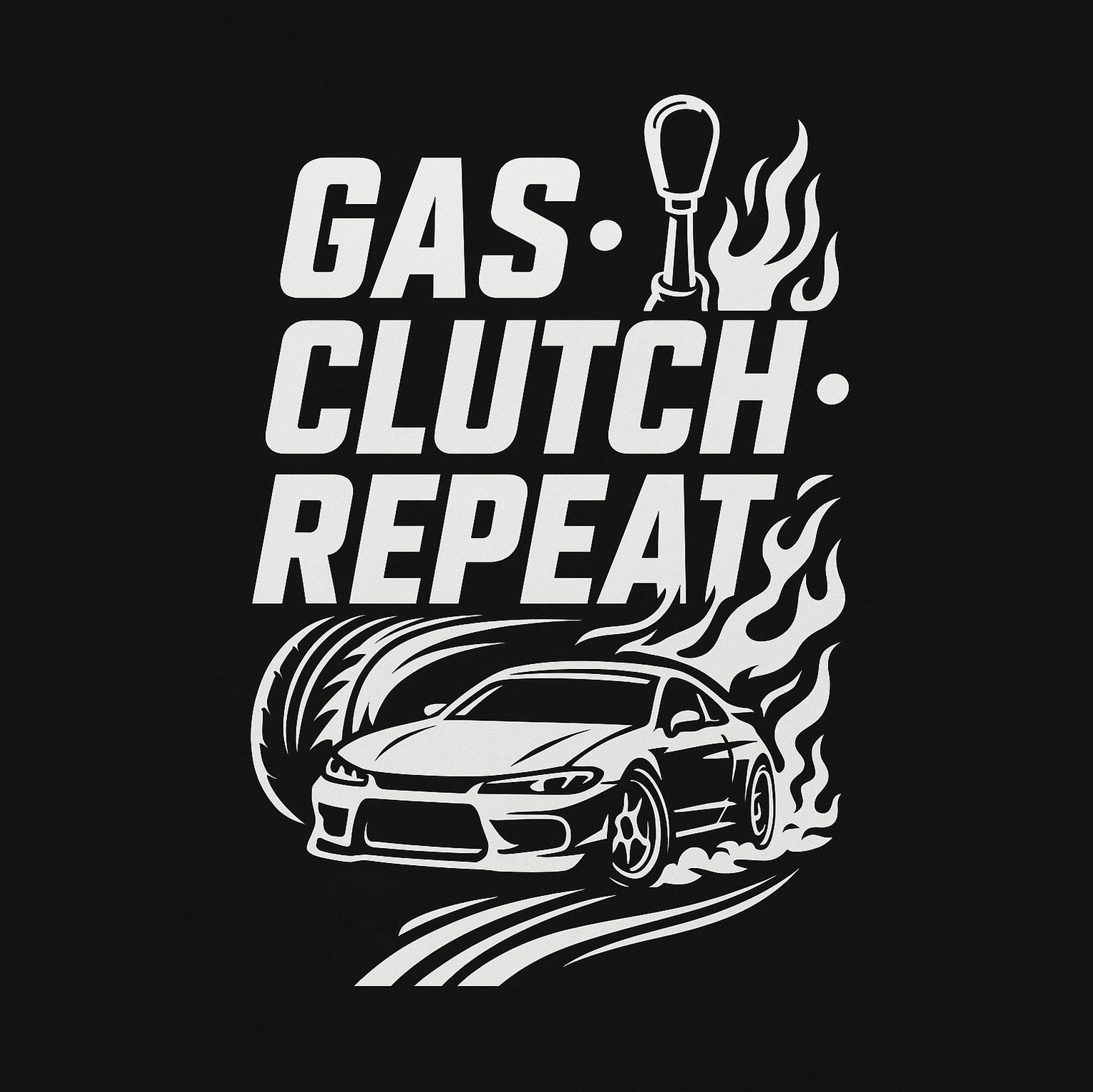 Gas Clutch Repeat T-Shirt