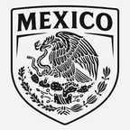 México Shield Decal