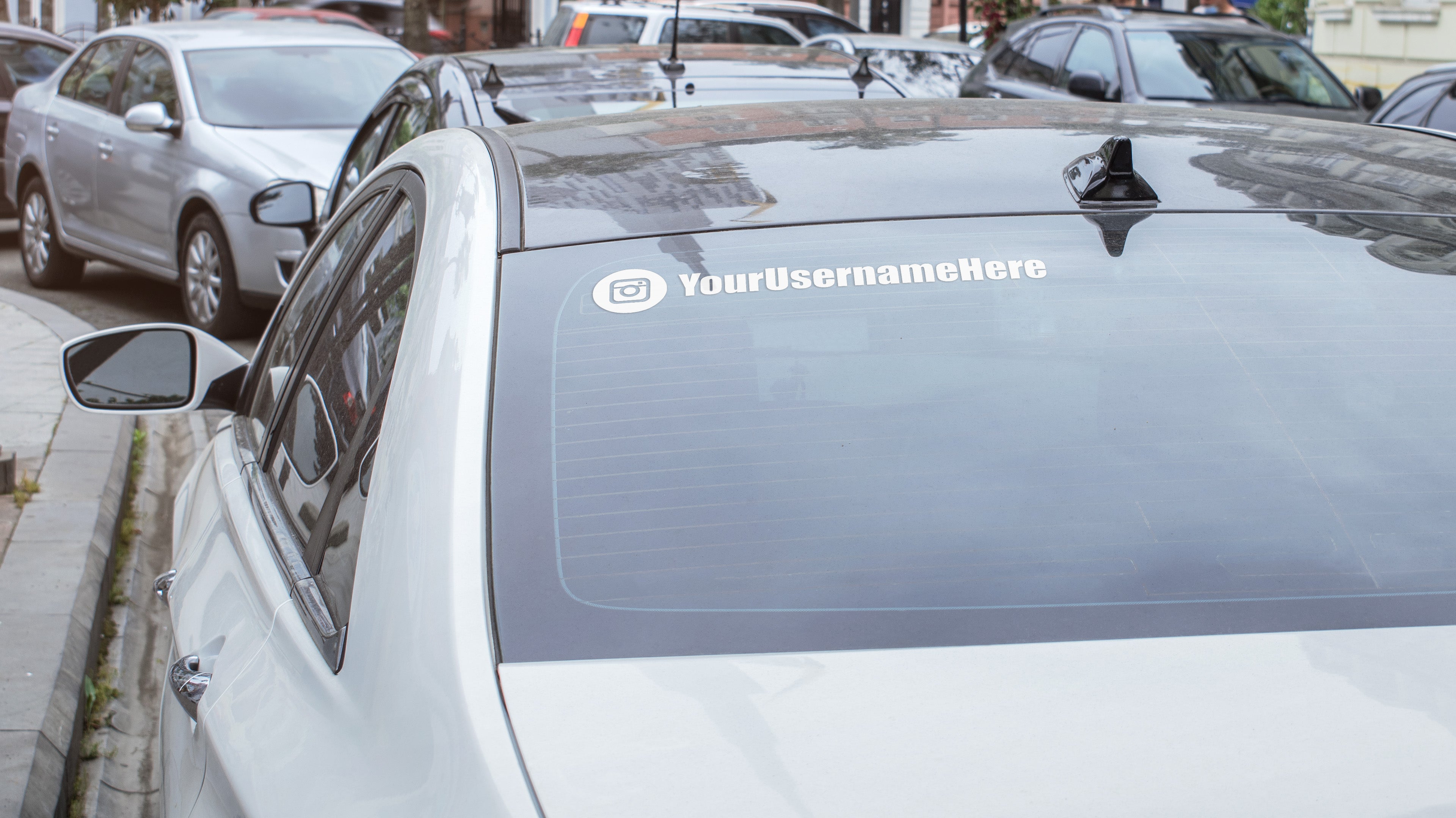 Custom Social Media Handle Decal